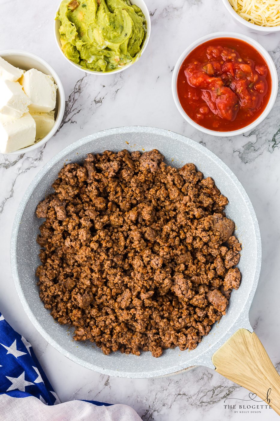 Seasoned ground beef