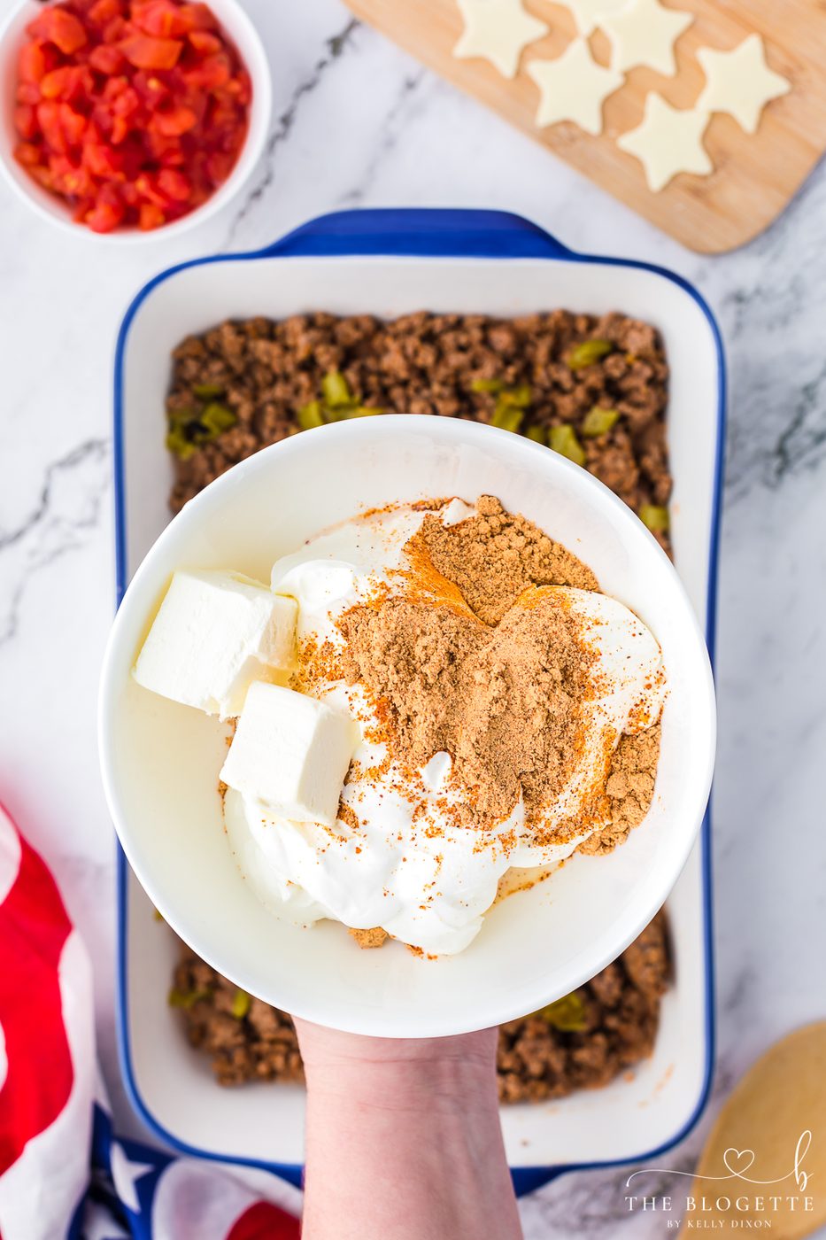 Seasoned sour cream