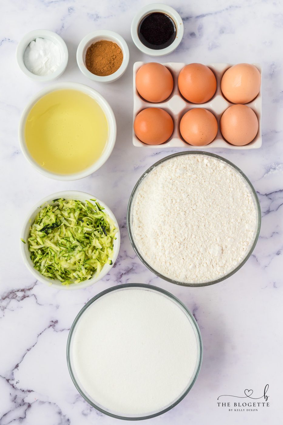 Amish Zucchini Bread Ingredients