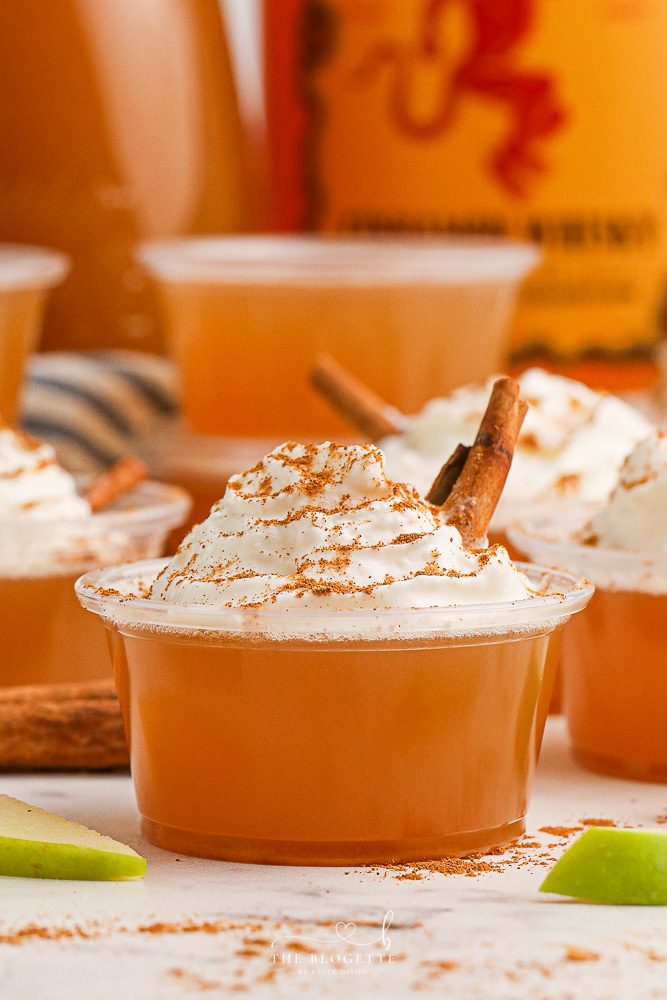 From-scratch Apple Pie Jello Shots