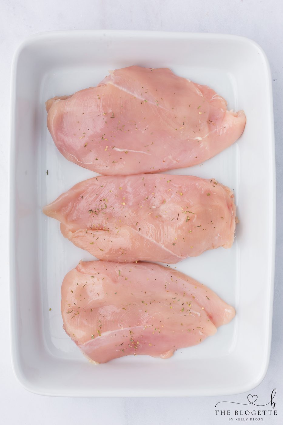 Season the chicken