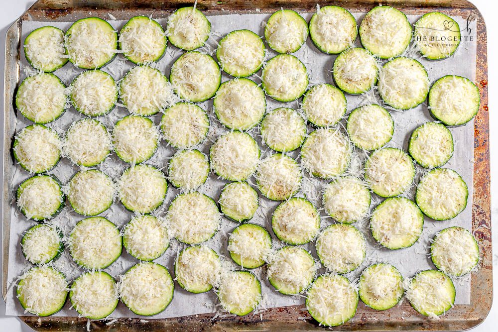 Zucchini with cheese
