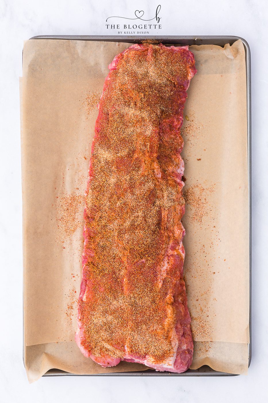 rub the seasoning into the meat