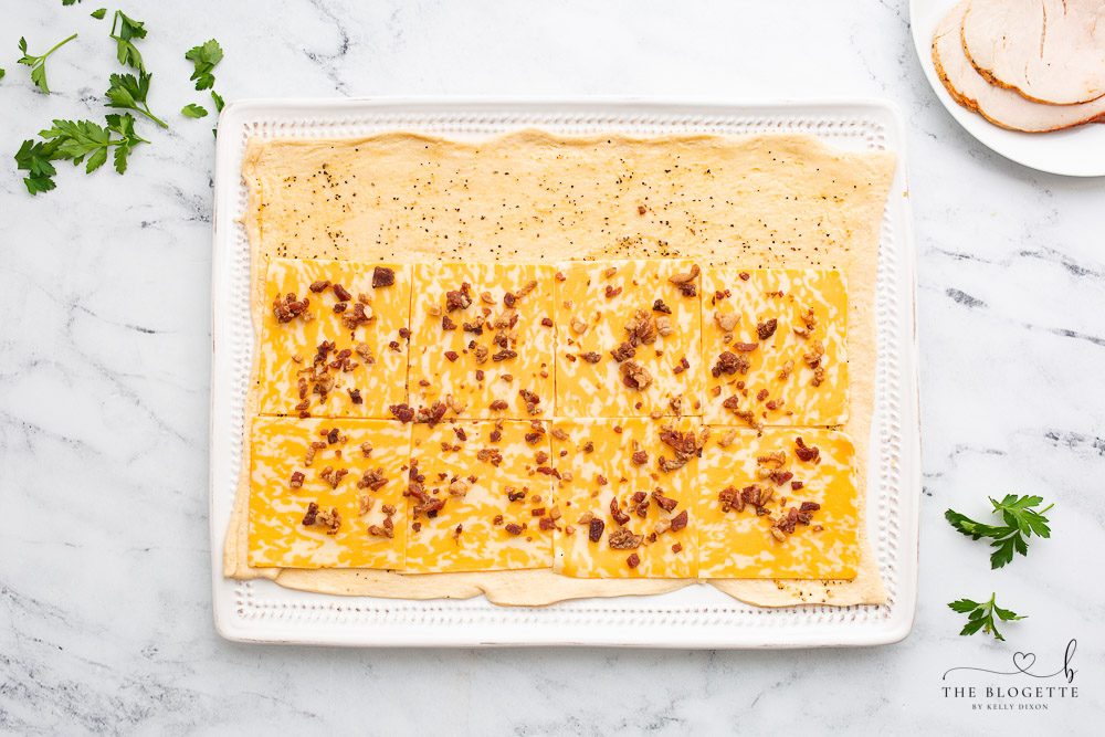 Bacon and cheese