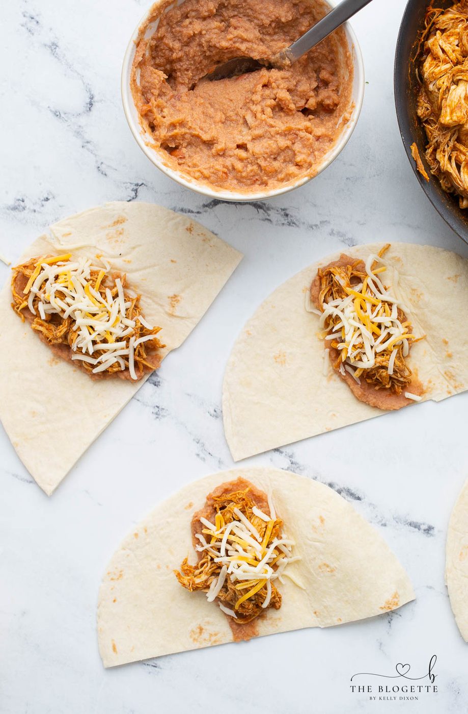 Mini burrito cones