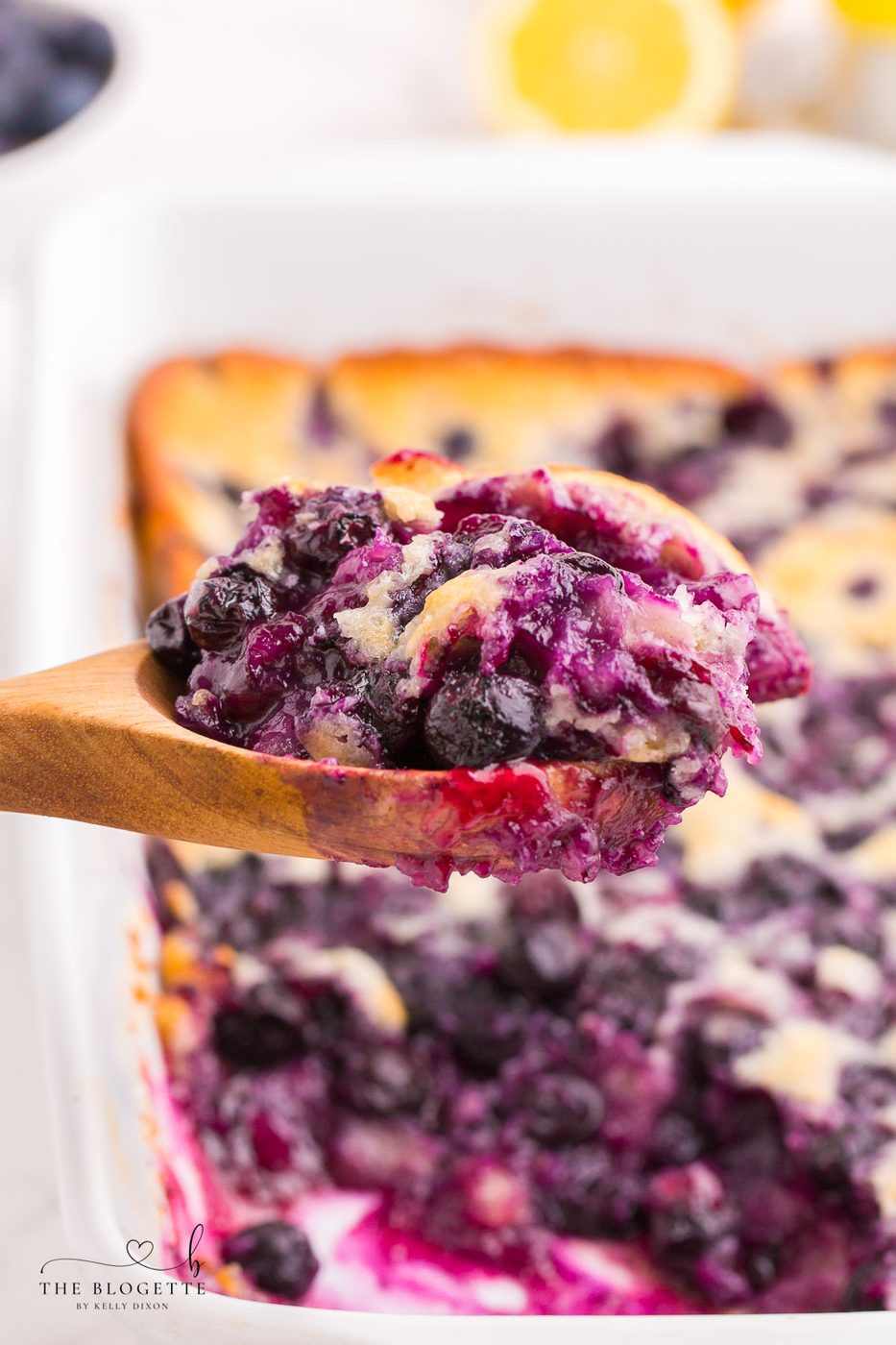 Blueberry Cobbler is a satisfying and straightforward recipe to use with all of those summer blueberries! It's a speedy and straightforward dessert topped with a scoop of vanilla ice cream.