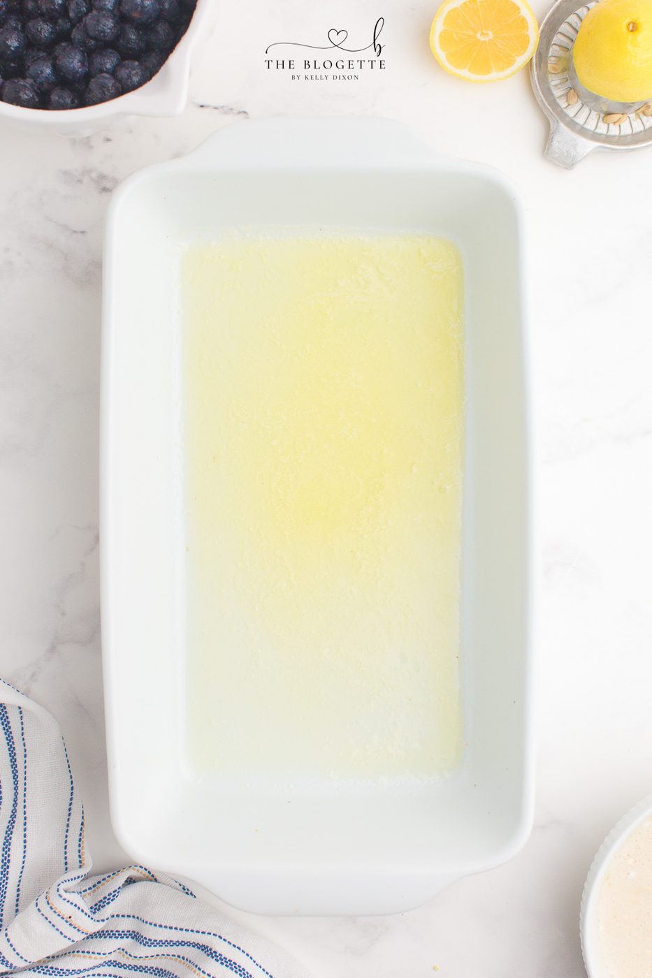 Buttered dish