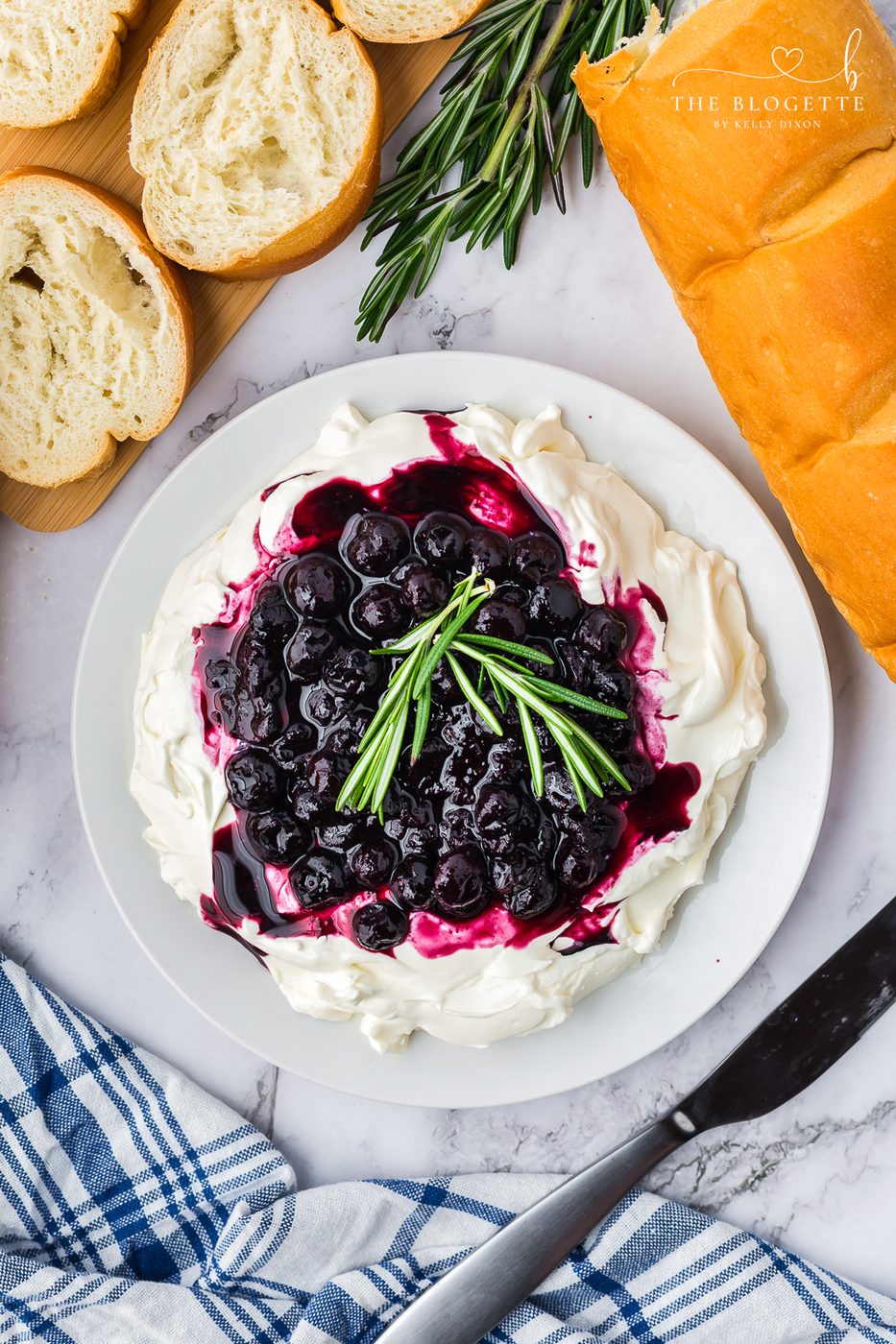 Blueberry Goat Cheese Dip