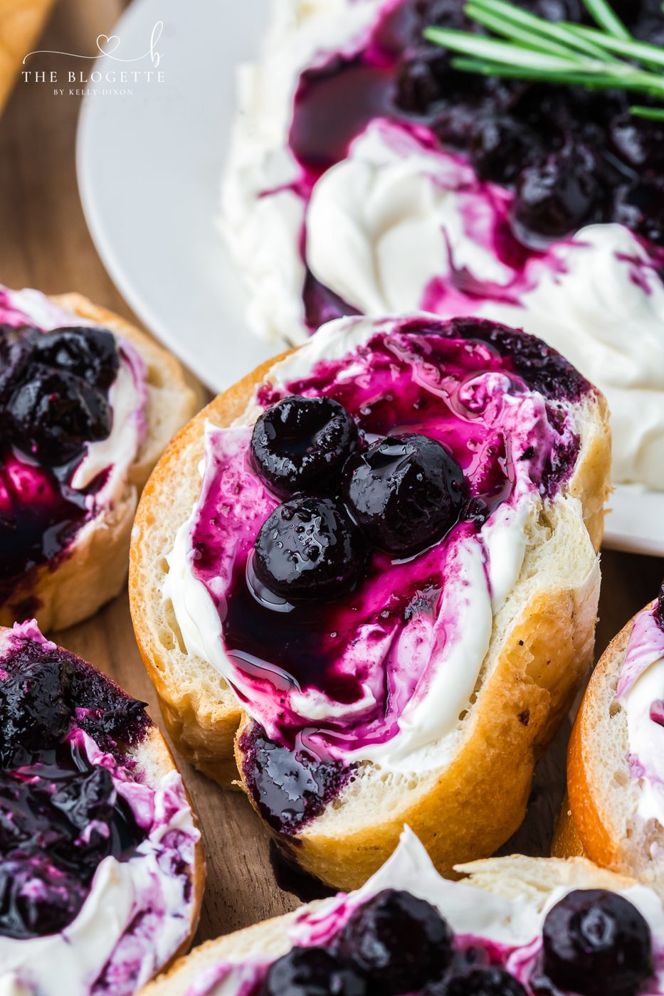 Home-style Blueberry Goat Cheese Dip