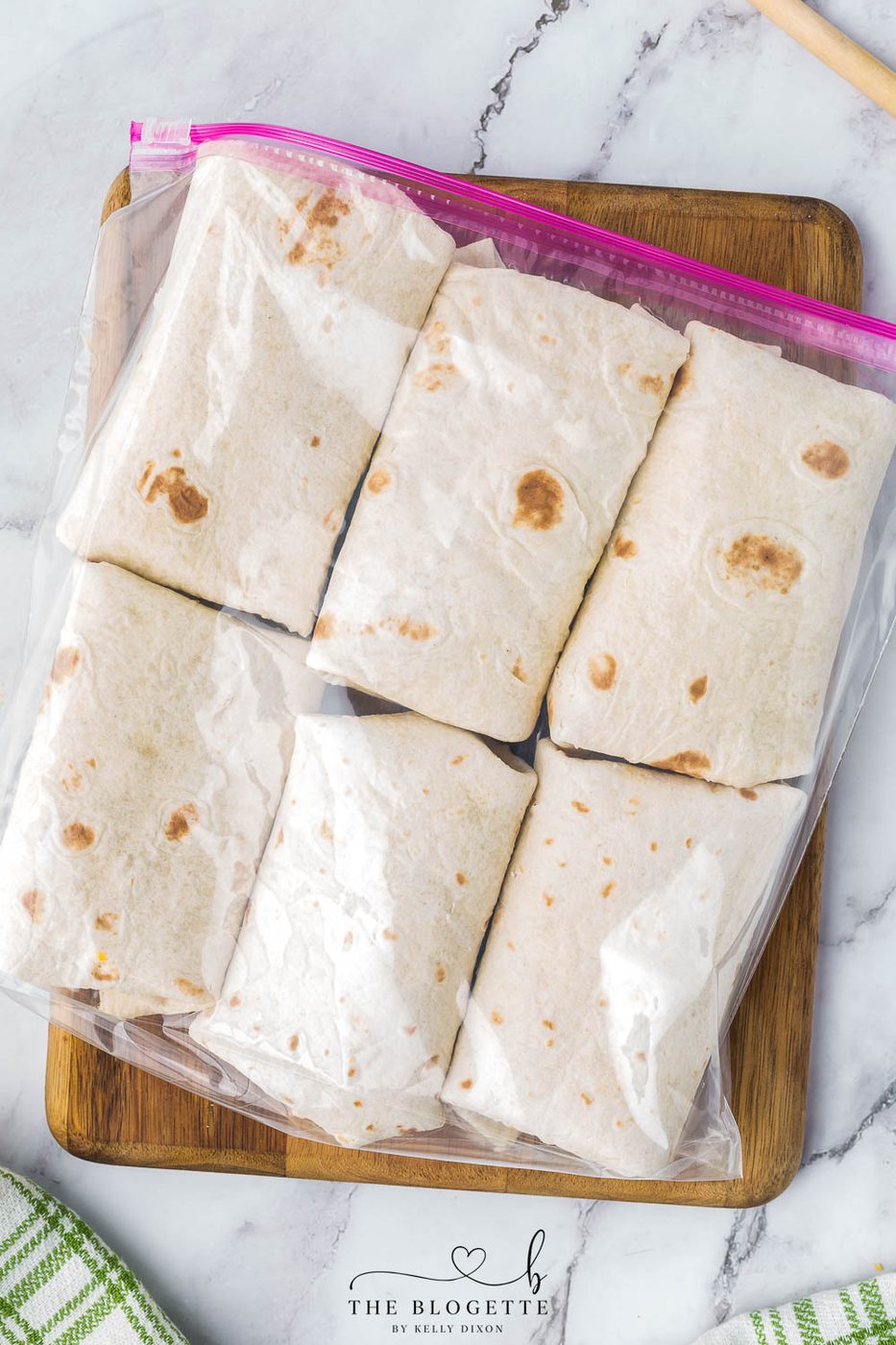 Meal-prep breakfast burritos
