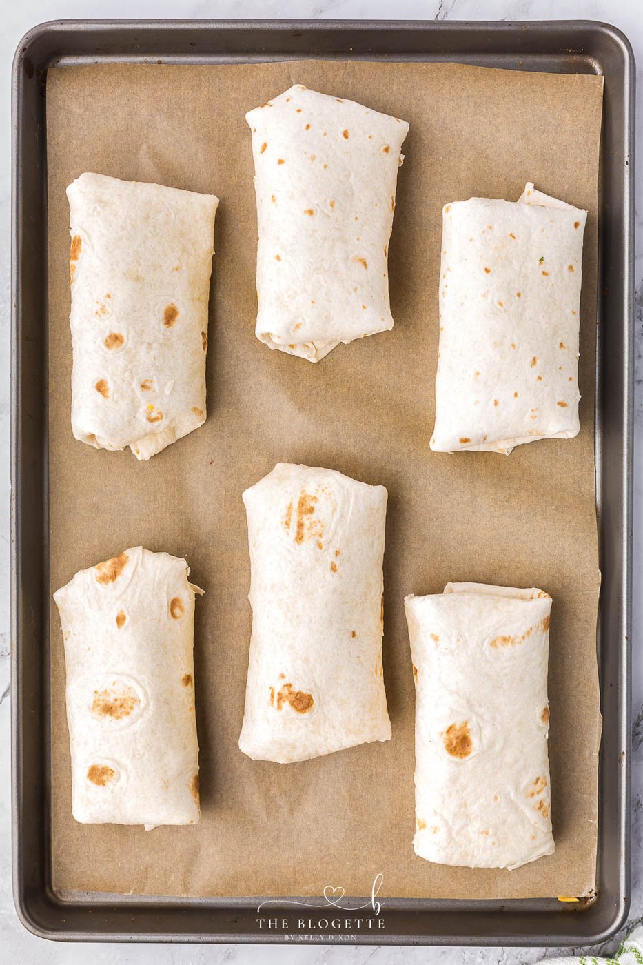 From-scratch baked burritos