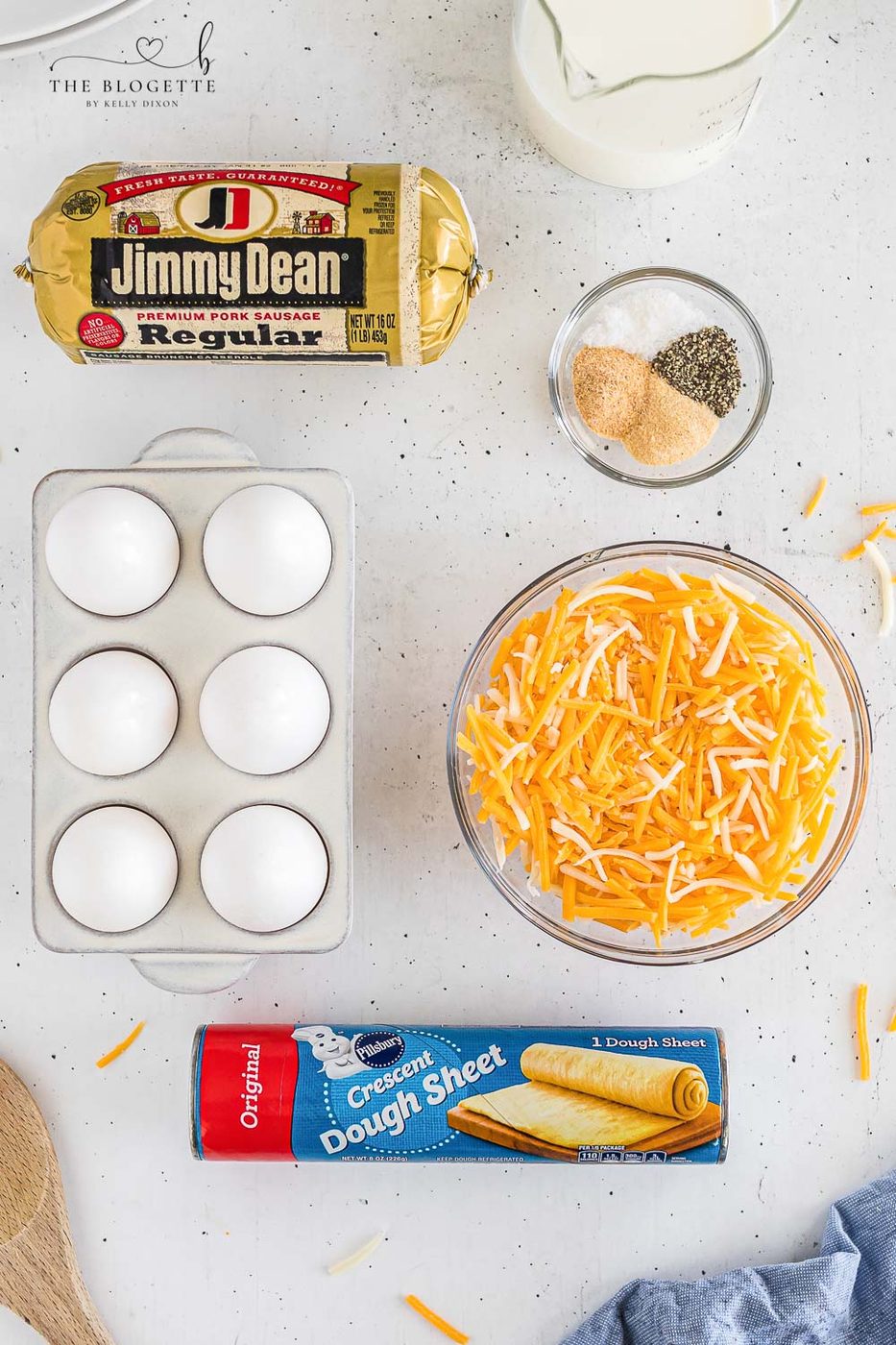 Breakfast casserole ingredients