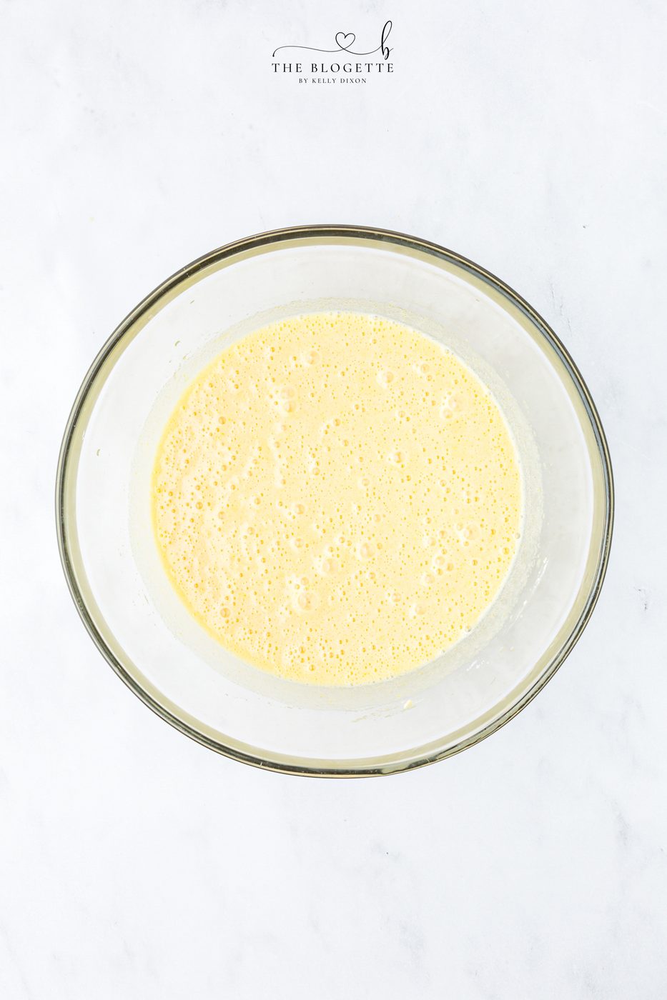 beat the eggs, granulated sugar, vanilla extract and brown sugar