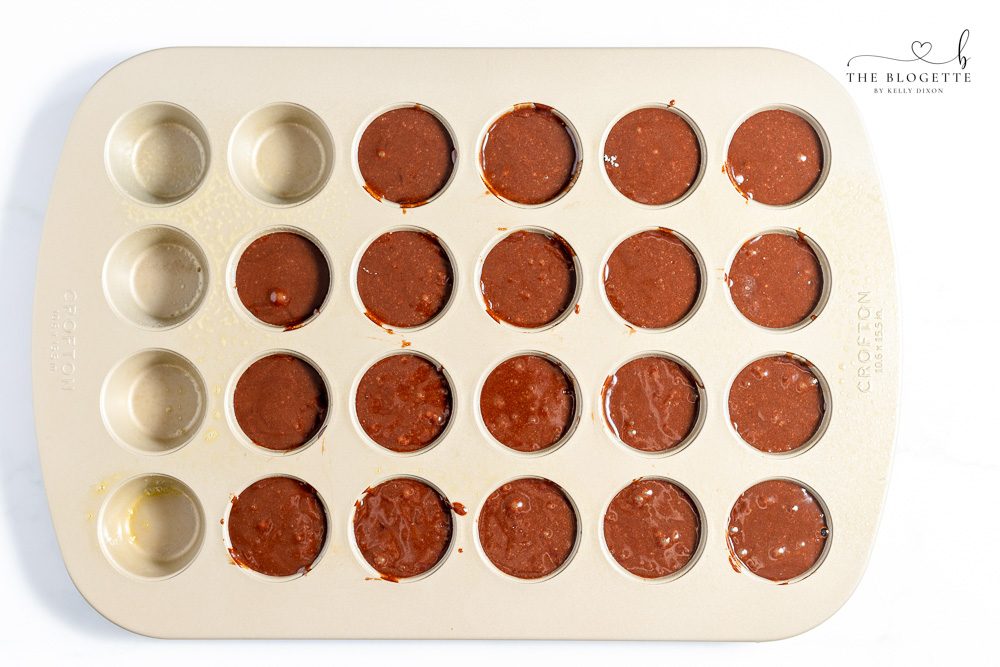 Mini Brownie Cupcakes
