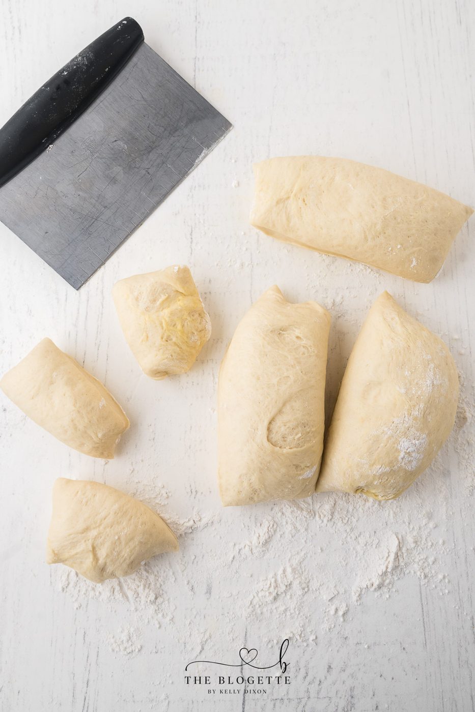 Cut dough