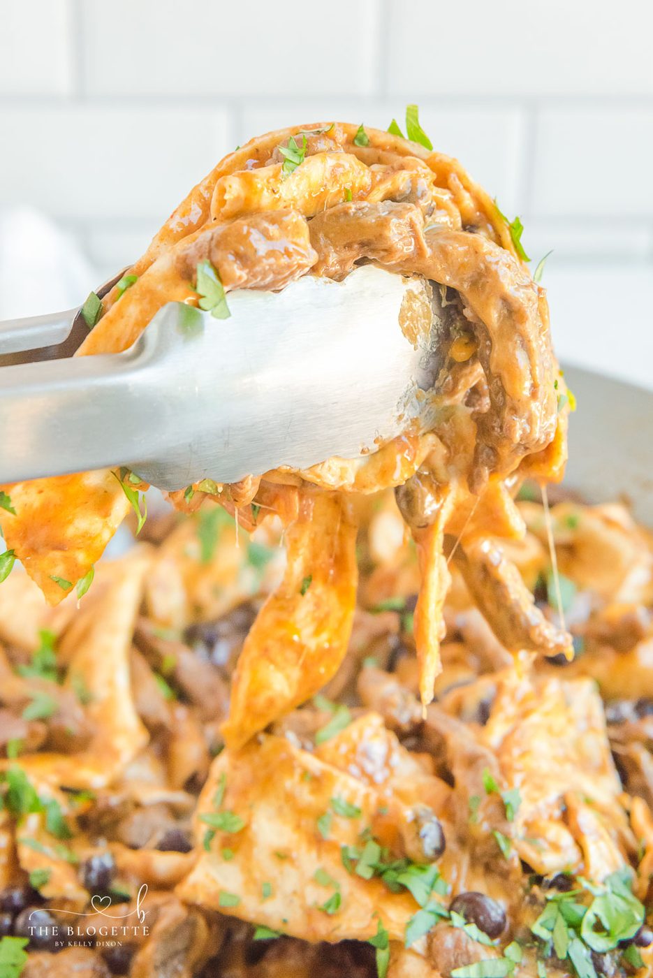 This 15-minute Burrito Skillet has sirloin steak, black beans, a creamy sauce, and tortillas all cooked in one skillet.