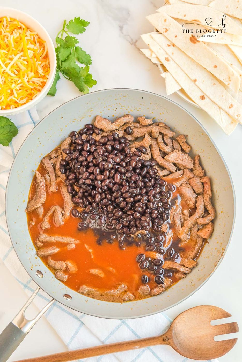 Steak Burrito Skillet Ingredients