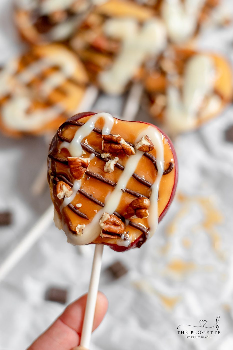 Straightforward Caramel Apple Slices! Make this fall apple treat with all of your favorite toppings!