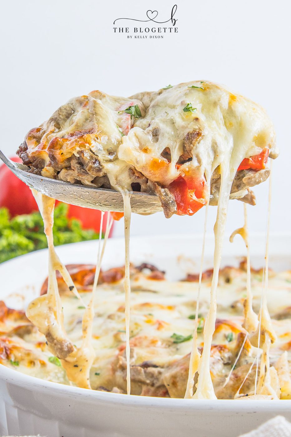 Philly Cheesesteak Casserole at home