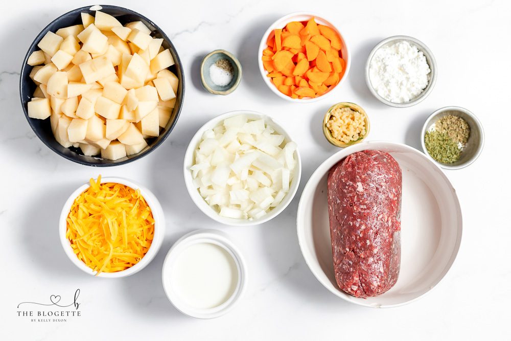 Cheeseburger Soup Ingredients