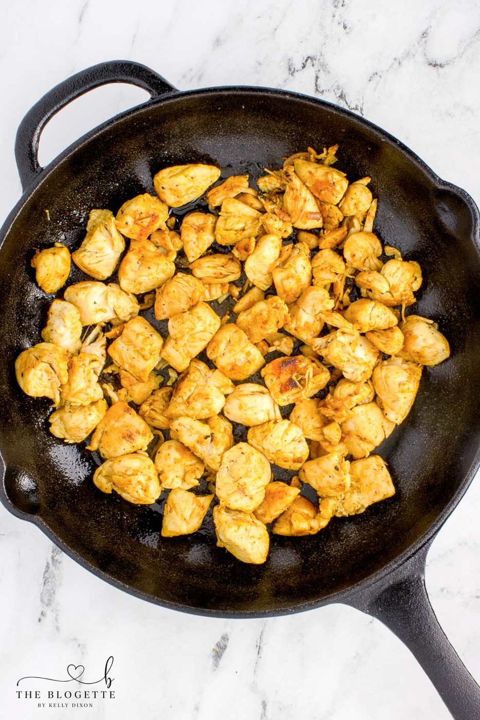 Cooked chicken