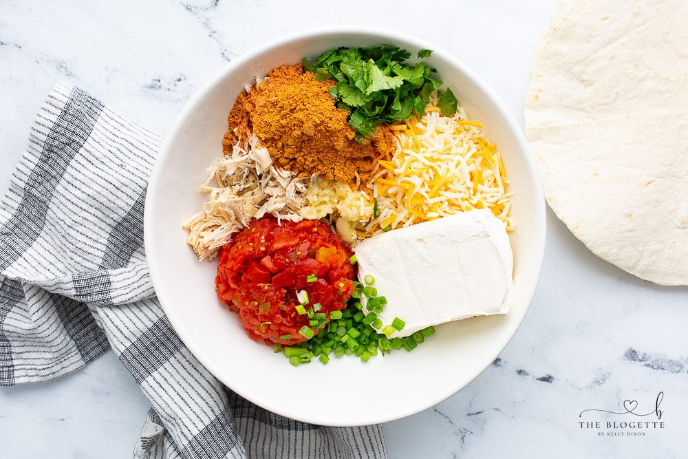 Chicken Enchilada Roll Ups Ingredients