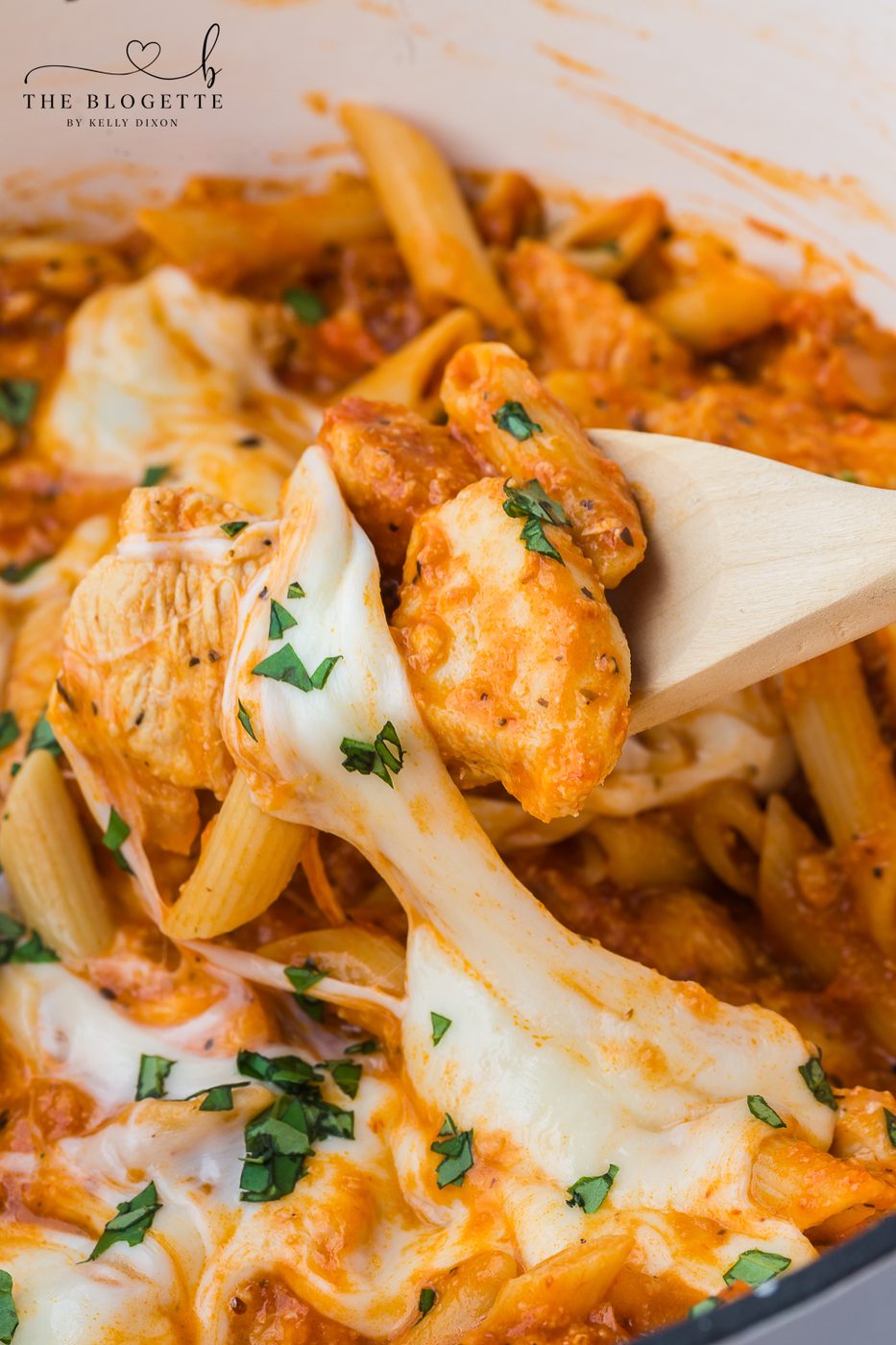 Chicken Parmesan Pasta at home