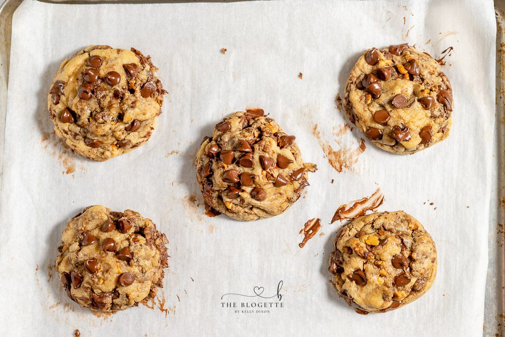 From-scratch chocolate chip cookies