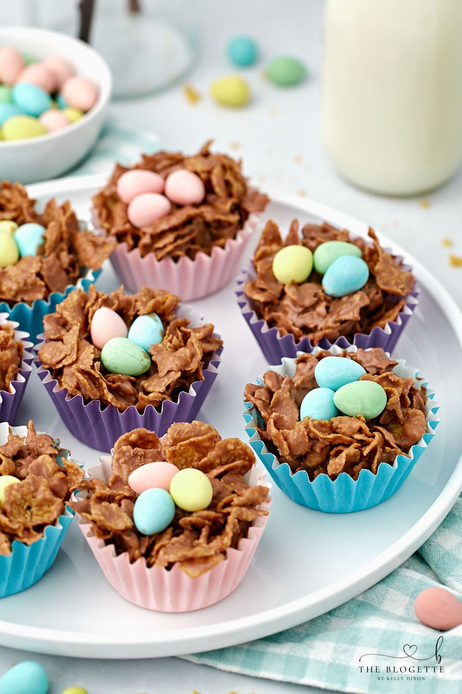 From-scratch Chocolate Egg Nests