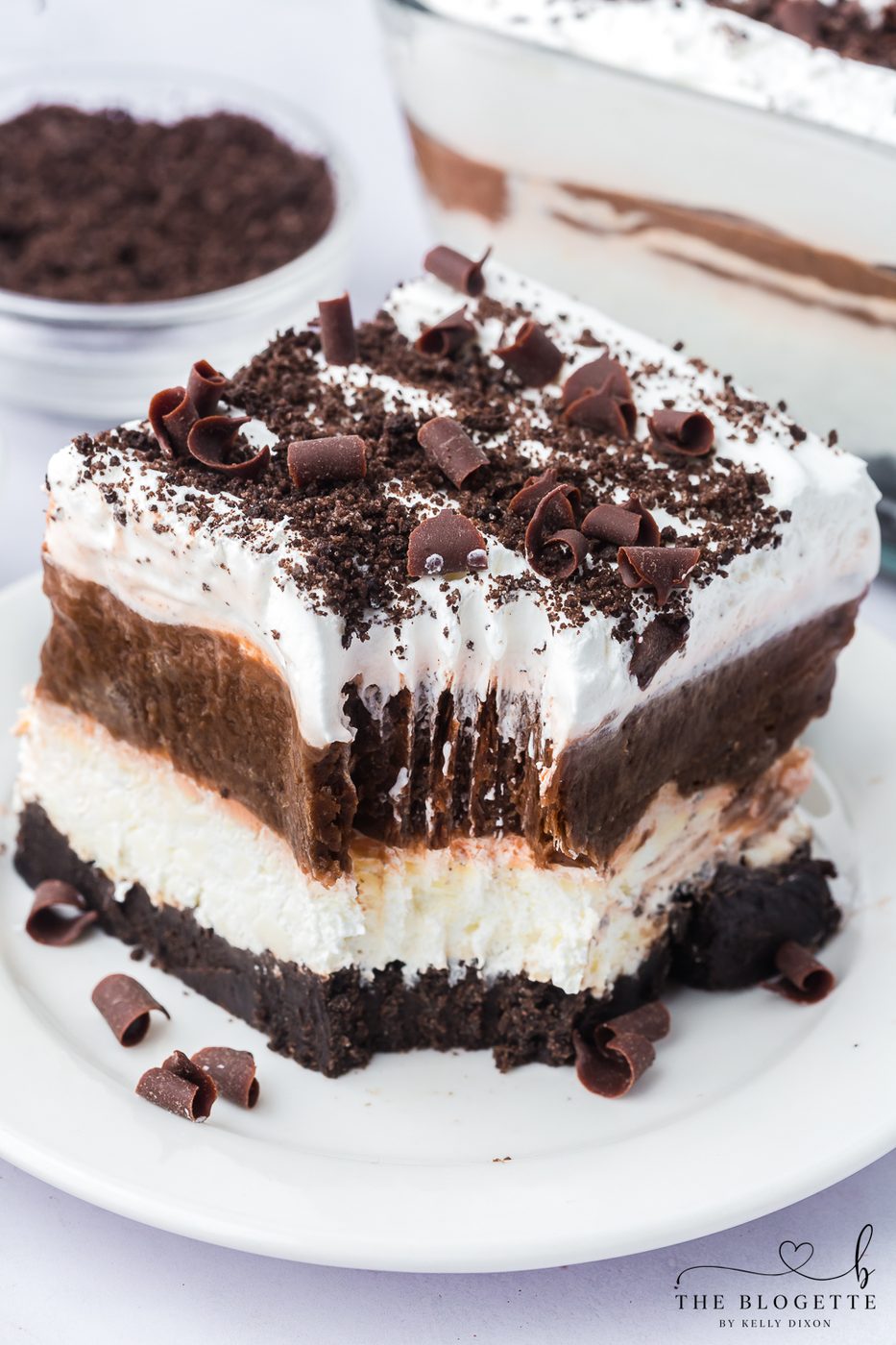 Chocolate Lasagna at home