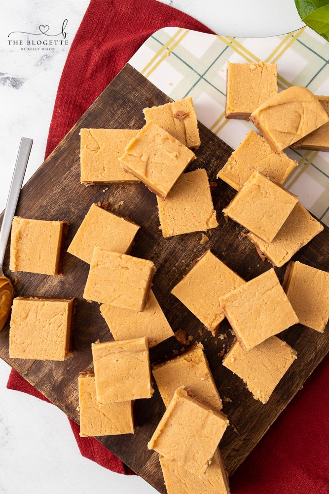 Fudge with Chocolate and Peanut Butter