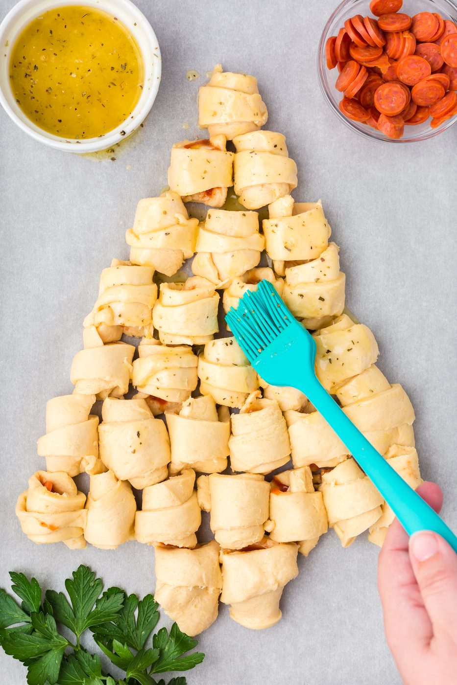 How to Make Christmas Tree Bread