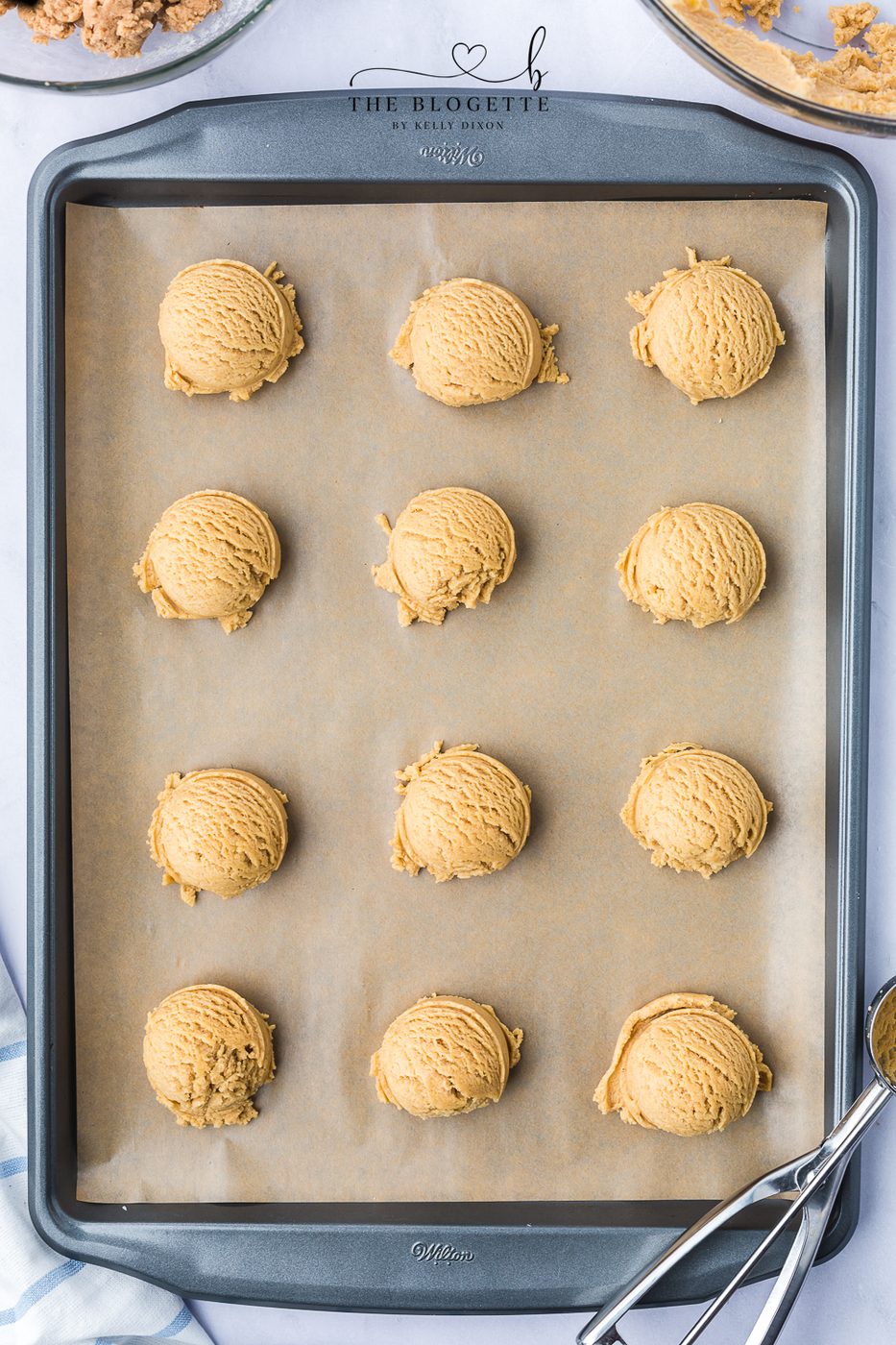 Scoop the dough