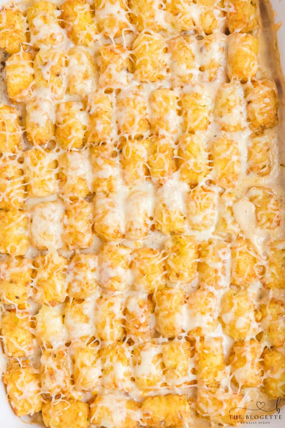 Cowboy Casserole is an straightforward and comfort-food dinner with simple ingredients like ground beef, corn, cheese, and sour cream, then topped with satisfying tater tots.