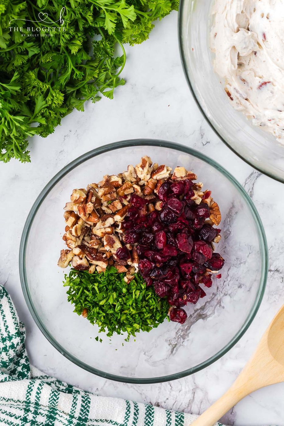 Nuts, cranberries, and pecans