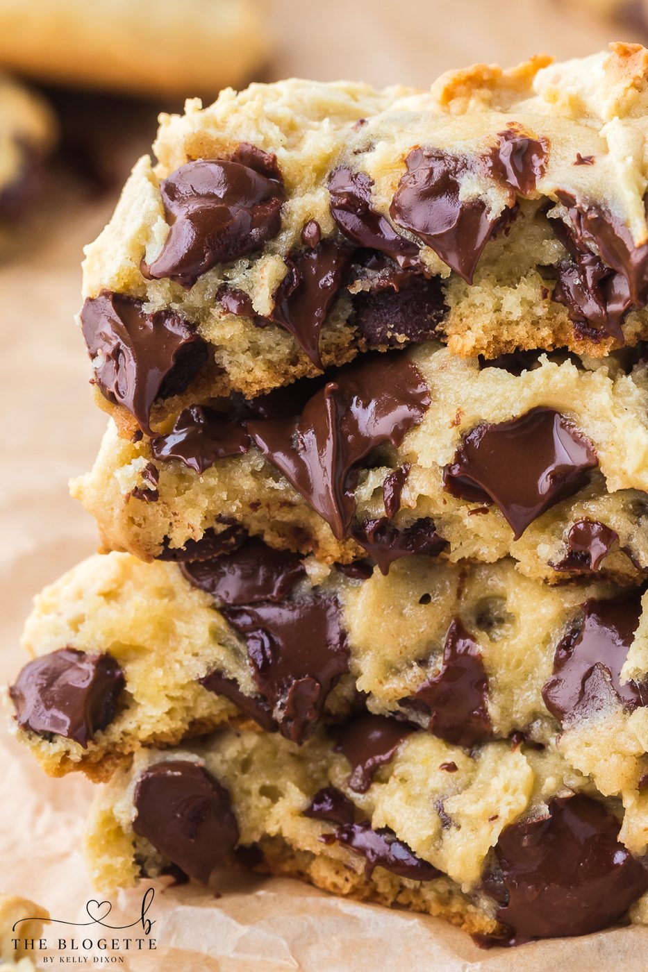 Cream Cheese Chocolate Chip Cookies are loaded with chocolate chips, they're evenly chewy, and they stay soft for days!