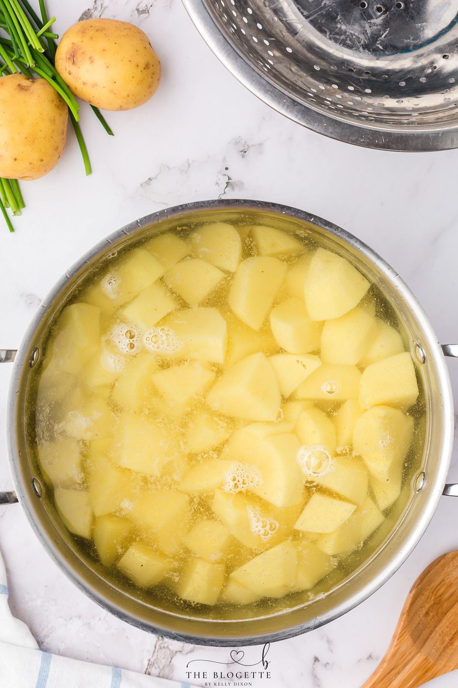 Boiled potatoes