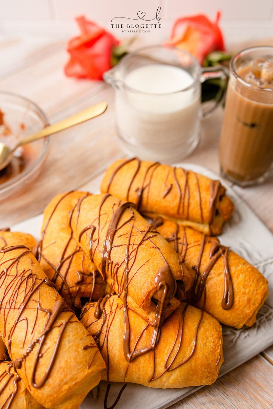 Crescent Roll Chocolate Croissants at home