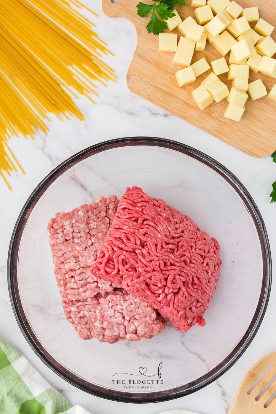From-scratch meatball ingredients