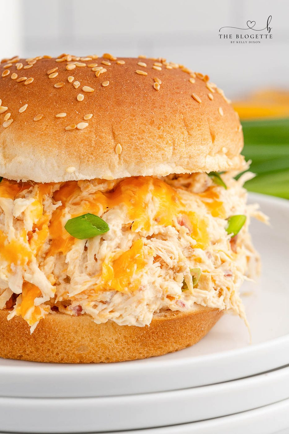 Slow-cooker Crack Chicken is a heavenly dish featuring everyone's favorite chicken breasts, cream cheese, ranch seasoning, and bacon!