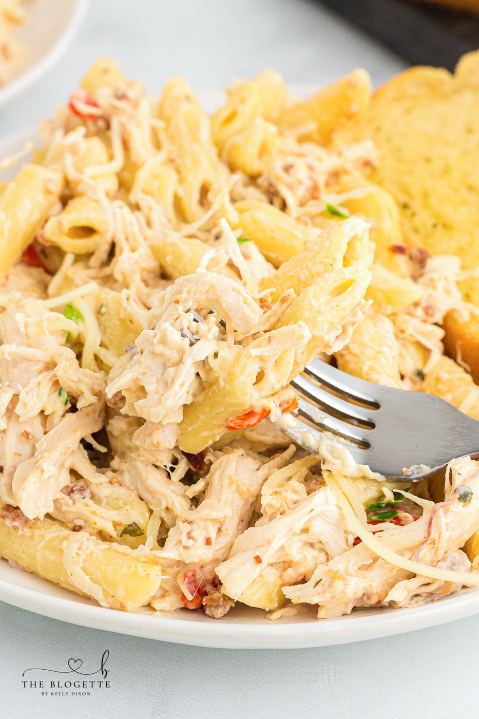 A favorite Slow-cooker Creamy Ranch Chicken recipe is made with all the ingredients and flavors you love with the ease and simplicity of a slow cooker! A seriously addicting, creamy, comfort food ranch chicken recipe