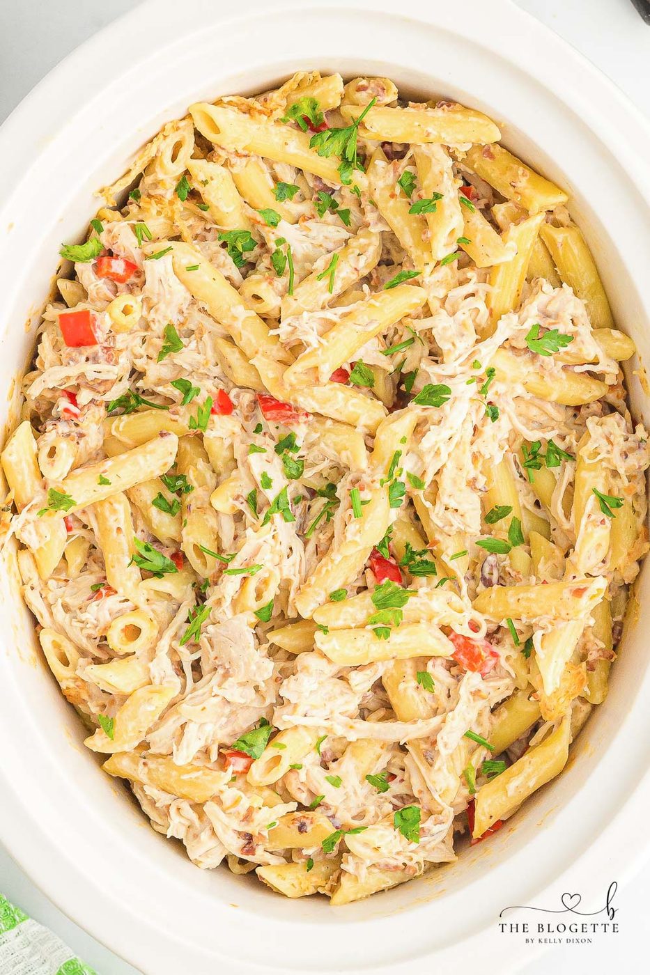 A favorite Slow-cooker Creamy Ranch Chicken recipe is made with all the ingredients and flavors you love with the ease and simplicity of a slow cooker! A seriously addicting, creamy, comfort food ranch chicken recipe