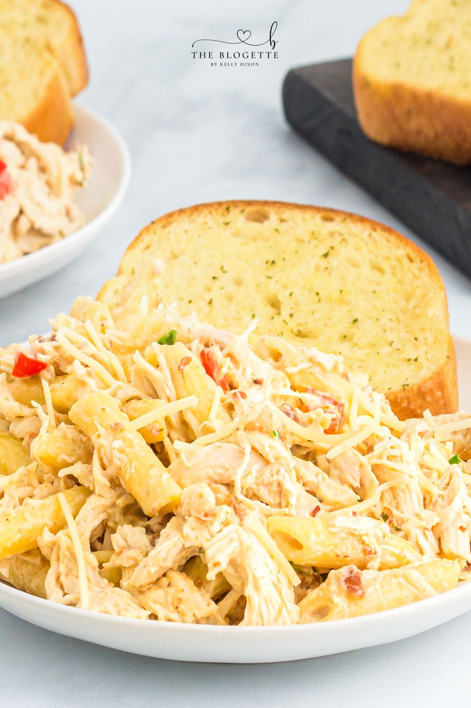 A favorite Slow-cooker Creamy Ranch Chicken recipe is made with all the ingredients and flavors you love with the ease and simplicity of a slow cooker! A seriously addicting, creamy, comfort food ranch chicken recipe