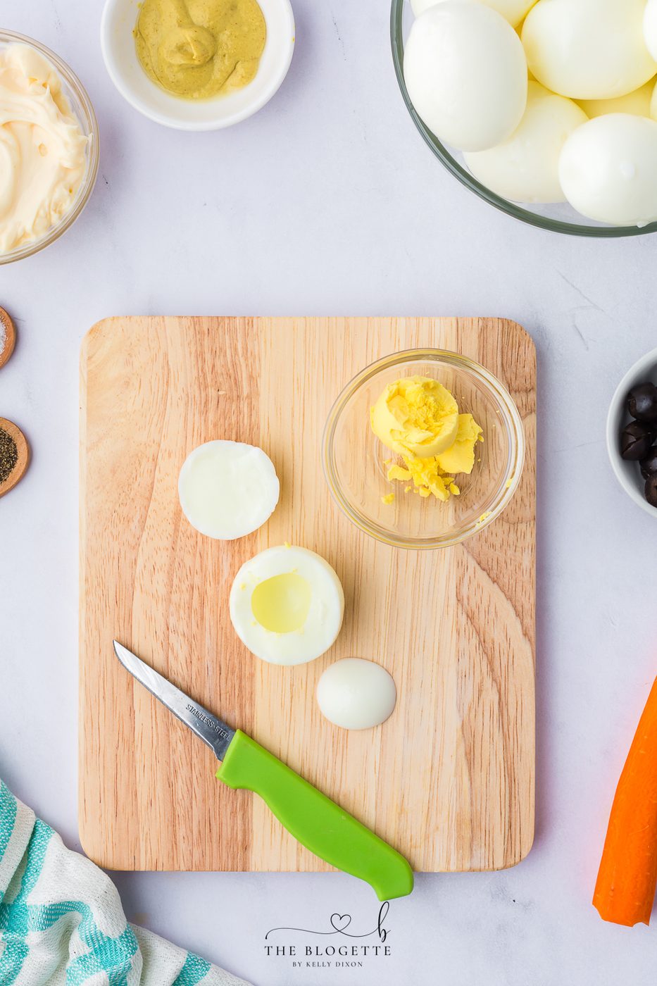 Remove the yolks