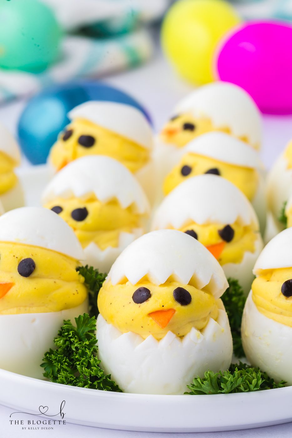 From-scratch Deviled Egg Chicks