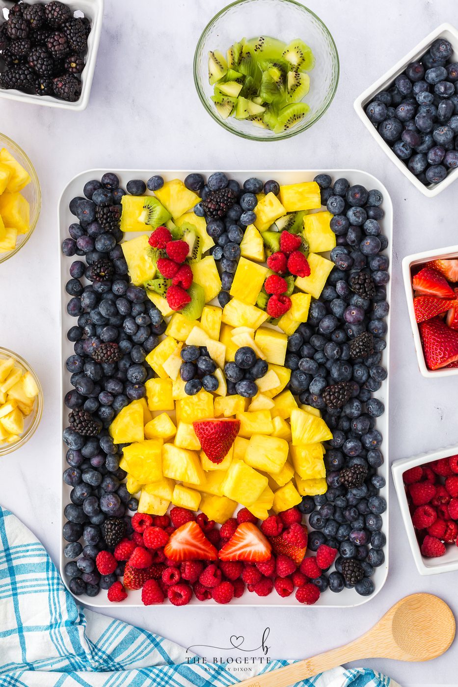 Easter Bunny Fruit Plate