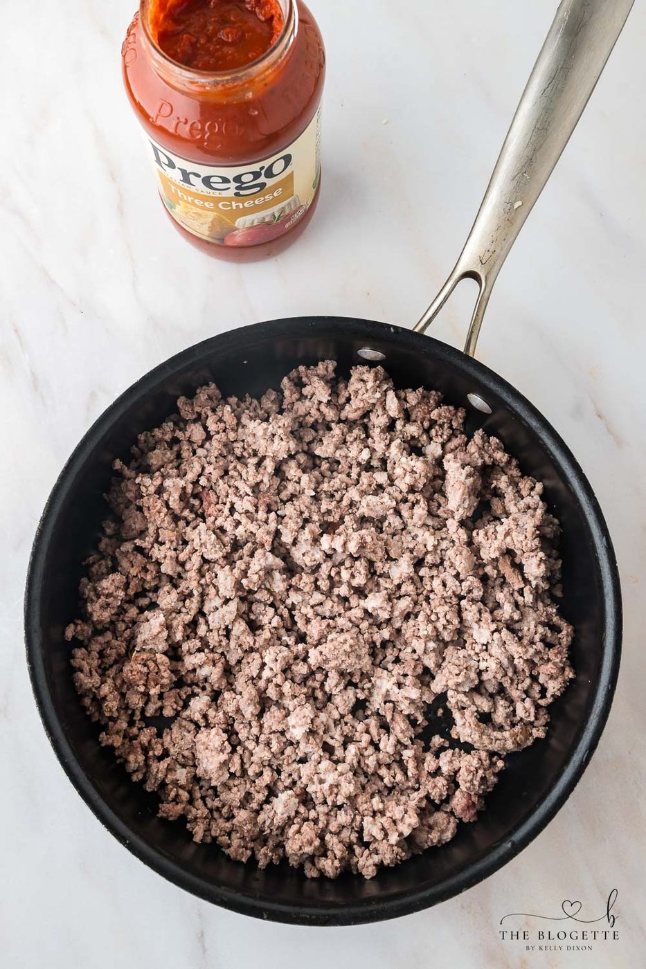 Ground beef lasagna