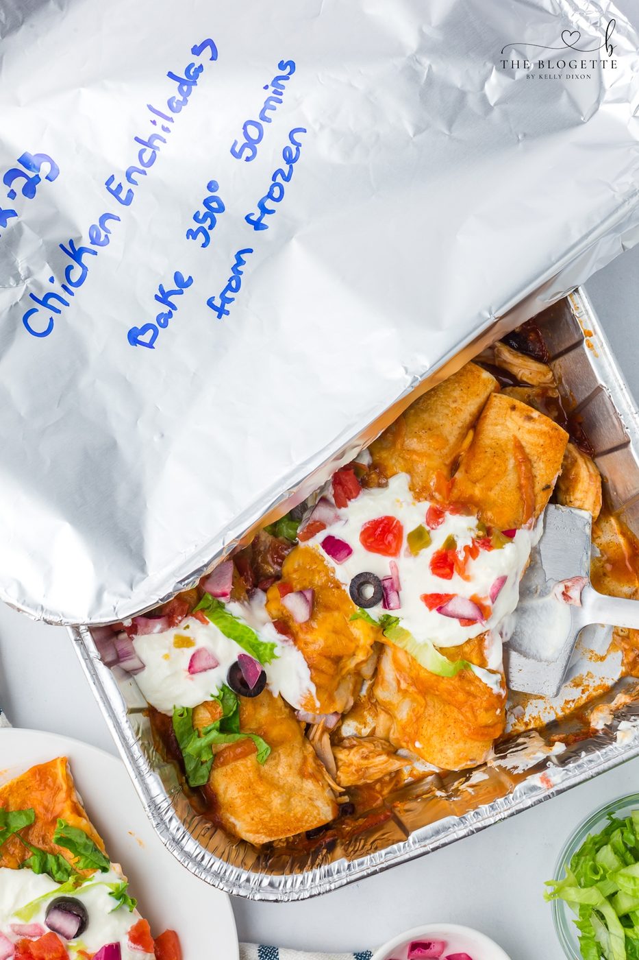 Freeze-ahead Chicken Enchiladas