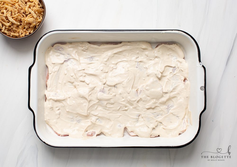 cream sauce over meat