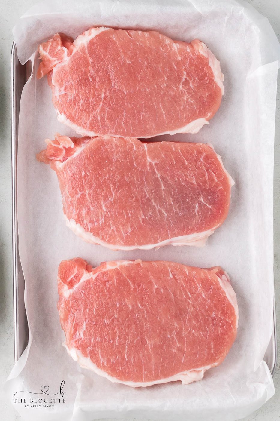 Boneless pork chops